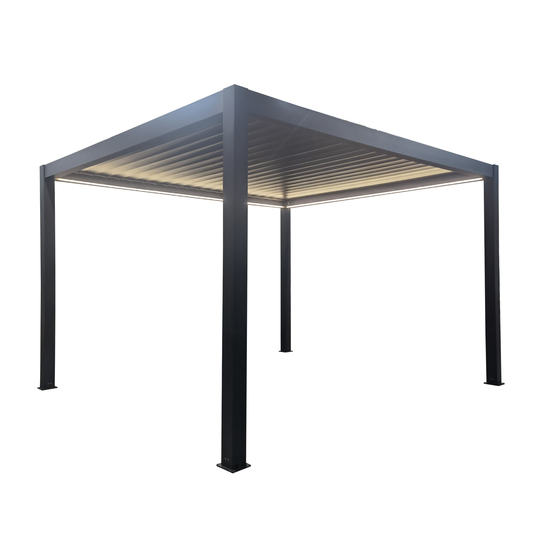 ARIA - pergola bioclimatica motorizzata con led